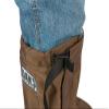 Dan's Hunting Gear, briarproof, Waterproof, Leg Gaiters 400D. Made in U.S.A (Large (18" - 20") Calf Width) Brown view 3