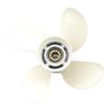 Aluminum Outboard Cupped Propeller Boat Prop 4 Blades 10.6x12 Replacement for Yamaha Engines 25-60HP G Series view 2