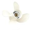Aluminum Outboard Cupped Propeller Boat Prop 4 Blades 10.6x12 Replacement for Yamaha Engines 25-60HP G Series view 3