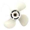 Aluminum Outboard Cupped Propeller Boat Prop 4 Blades 10.6x12 Replacement for Yamaha Engines 25-60HP G Series view 4