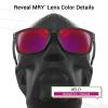 XELD Replacement Lenses for Oakley Sliver Sunglass - Midnight Sun view 3