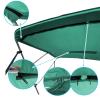 Savvycraft 4 Bow Bimini Replacement Top Canvas Cover 4 Bow 96" L 73"-78" W Teal Color view 3