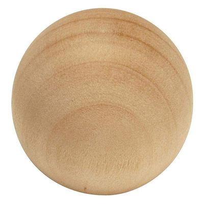 1" Wood Balls 50 Pack for Paracord.
