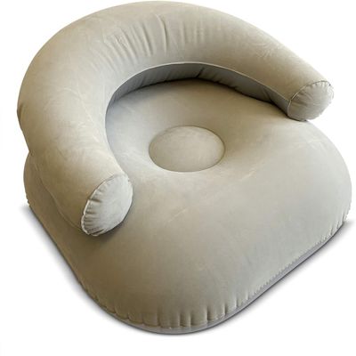 Comfort Axis Small Portable Inflatable Sofa Air Chair 33.5 x 33.5 x 16 inches for Outdoor Camping & Indoors