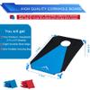 Himal Portable PVC Framed Cornhole Game Set with 8 Bean Bags and Carrying Bag (Blue-Red,3 x 2-feet) view 2