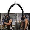 jkbfyt Heavy Duty Fitness Pull Rope for Biceps Triceps and Shoulders Double Grip Black view 4