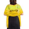 LeJulyeekay Women Shawl Wrap Wedding Capes Sheer Chiffon Shrug for Wedding Dresses Cover Up view 1