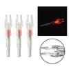 SHARROW Archery Arrows Nock LED Lighted Nocks Hunting Shooting Luminous Lighted Compound Recurve Bow Glowing Arrow Nock Tail Fit 4.2mm Arrow Shaft 6pcs (red) view 2