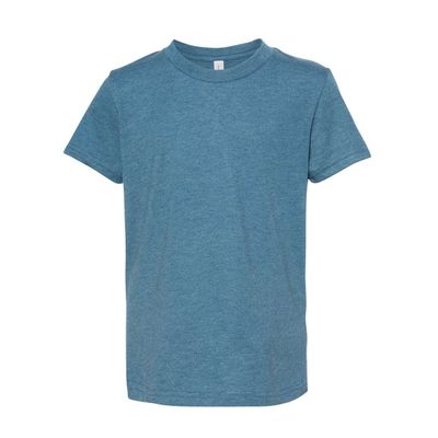Bella + Canvas Youth Jersey T-Shirt M Heathr DEEP Teal