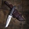 GCS Handmade G10 Handle D2 Tool Steel Tactical knife Hunting Knife Camp Knife with leather sheath Full tang blade designed for Hunting & EDC GCS 210 view 3