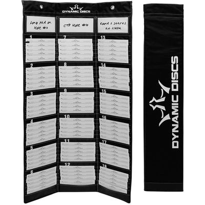 Dynamic Discs Scoreboard Portable Scoring System | Disc Golf Scoreboard | Frisbee Golf Tournament Portable Scoring System