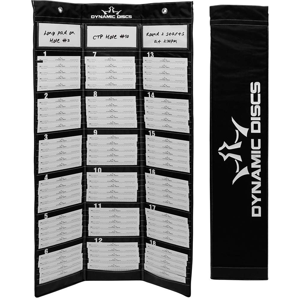 Dynamic Discs Scoreboard Portable Scoring System | Disc Golf Scoreboard | Frisbee Golf Tournament Portable Scoring System