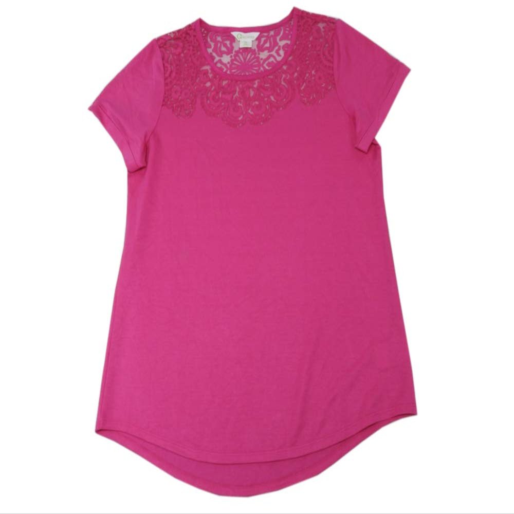 Wonder Limited Womens Amara Burnout Tee (Medium, Raspberry Rose)
