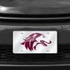 Rico Industries NCAA Southern Illinois Salukis Laser Inlaid Metal License Plate Tag view 2