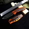 Steel Handle Folding Knife Outdoor Camping Tactics Survival Tool view 1