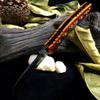 Steel Handle Folding Knife Outdoor Camping Tactics Survival Tool view 4