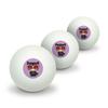 GRAPHICS & MORE Batman Catwoman Cute Chibi Character Novelty Table Tennis Ping Pong Ball 3 Pack view 1