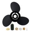 Aluminum Outboard Cupped Propeller Boat Prop 14 1/4x21 Replacement for Honda BF115/135,150/200/225/250HP view 2