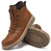 EYUSHIJIA Men's Waterproof Snow Boots Hiking Boot (12, Camel-Fur Lining) view 2