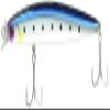 AMS Design (ima) #KK130-006 Kosuke 130F Lure Plated Sardine view 1
