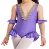 YEAHDOR Little Girls' Circus Show Costume Fancy Dress One Piece Dance Leotard Performance Uniform Halloween Outfit Lavender 8-10 view 3