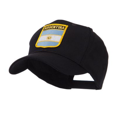 North and South America Flag Shield Patch Cap - Argentina OSFM