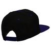 e4Hats.com Abstract Wings Design Embroidered Snapback Cap - Black Purple OSFM view 4