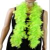 Flydreamfeathers 25 Gram, 4 Feet Long Chandelle Feather Boa, Great for Party, Wedding, Halloween Costume, Christmas Tree, Decoration (Chartreuse) view 1