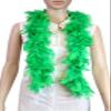 Flydreamfeathers 25 Gram, 4 Feet Long Chandelle Feather Boa, Great for Party, Wedding, Halloween Costume, Christmas Tree, Decoration (Kelly Green) view 1