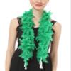 Flydreamfeathers 25 Gram, 4 Feet Long Chandelle Feather Boa, Great for Party, Wedding, Halloween Costume, Christmas Tree, Decoration (Kelly Green) view 4