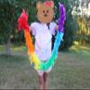 25 Gram, 4 Feet Long Chandelle Feather Boa, Great for Party, Wedding, Halloween Costume, Christmas Tree, Decoration (Rainbow) view 4