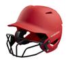 EvoShield XVT Matte Batting Helmet with Facemask - Scarlet, Large/X-Large view 1
