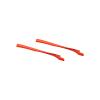 Betterun Orange Replacement Nose Pads Pieces Ear Socks Rubber Kits for Oakley Half Jacket 2.0 XL view 3