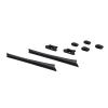 Betterun Black Replacement Nose Pads Pieces Ear Socks Rubber Kits for Oakley Flak Jacket view 1
