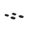 Betterun Black Replacement Nose Pads Pieces Ear Socks Rubber Kits for Oakley Flak Jacket view 2