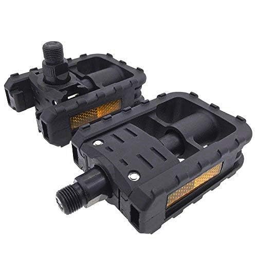 ARTHEALTH Folding Bicycle Pedals 9/16" Inch Bike Pedals Road Bicycles Nylon Folding Bike Pedals Black