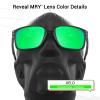 XELD Replacement Lenses for Oakley Fives Squared Sunglass - Emerald Green view 3