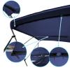 Savvycraft 4 Bow Bimini Replacement Top Canvas Cover 4 Bow 96" L 67"-72" W Navy Color view 3