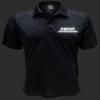 Smart People Clothing Event Photographer Polo Reflective Design,Performance Polo w/Moisture Wicking Technology, Black Shirt. view 4