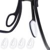Betterun Clear Replacement 2 Pairs Nose Pads for Oakley Carbon Blade OO9174/Blender OO4059/Caveat OO4054/Daisy Chain OO4062/Deviation OO4061/Disclosure OO4110, view 2