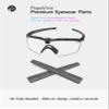 PapaViva 1 Pair Replacement Ear Socks for Oakley Si M Frame 2.0 - Grey view 2