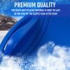 Franklin Sports Kids Saucer Sled - Arctic Trails Round Plastic Snow Sled for Kids - Single Rider 1 Person - Heavy Duty Plastic Sledding Saucer with Handles - Perfect Winter Toy - 22" view 4