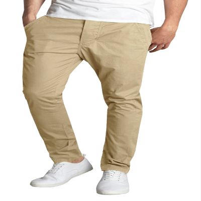 Galaxy by Harvic Slim Fit Men's Stretch Chino Pants (34X32, 800-Khaki)