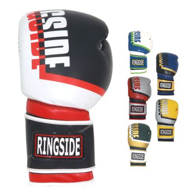 Ringside Unisex Adult, Sparring Boxing Gloves, Black/Red, 16 Ounce US