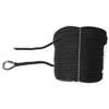 NovelBee 3/8" x 200' Double Braid Nylon Anchor Line with Stainless Steel Thimble (Black) view 4