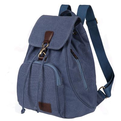 WITERY Women Canvas Fashion Backpacks Purse Casual Outdoor Shopping Daypacks Sports Rucksack Hiking Travel Multipurpose Bag