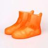 Hooyi Waterproof Rain Shoe Covers for Men Women Overshoes Rain Boots Reusable Galoshes Snow Durable Stretchable Kids Shoe Protectors M view 4