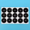 Alomejor Black Snooker Markers, self-Adhesive, Cloth Material, Pool Table Stickers, 100-piece Set, 10cm Size for Diverse Users, Home Entertainment, pr view 2