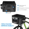 Lixada Foldable Front Bicycle Basket Removable Bicycle Pet Basket Pet Dog Cat Rabbit Carrier Camping Tote Bag view 3