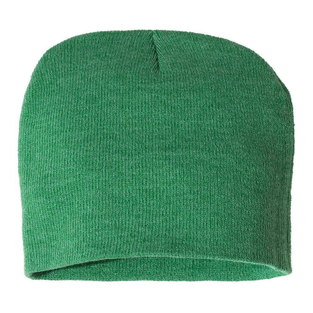 Sportsman 8" Knit Beanie One Size Heather Kelly